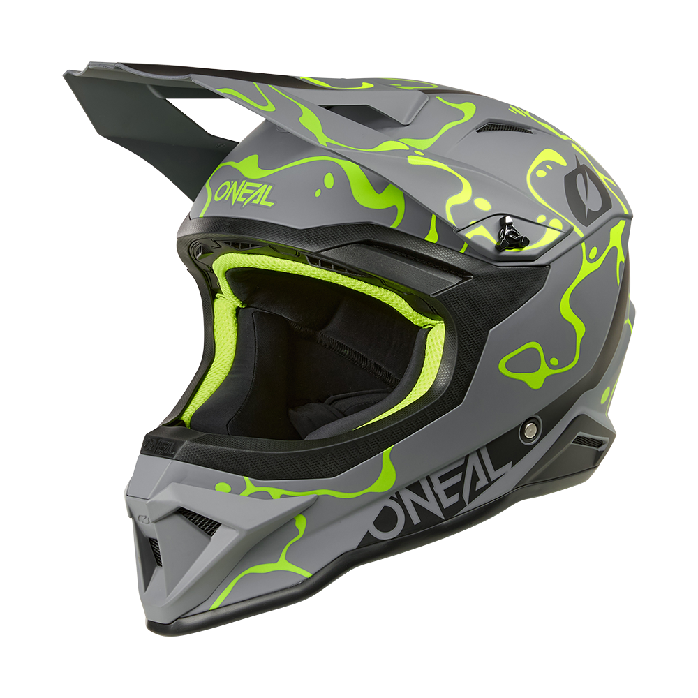 O'Neal 1SRS Adult Helmet SPLASH gray/neon yellow – Dirt Store
