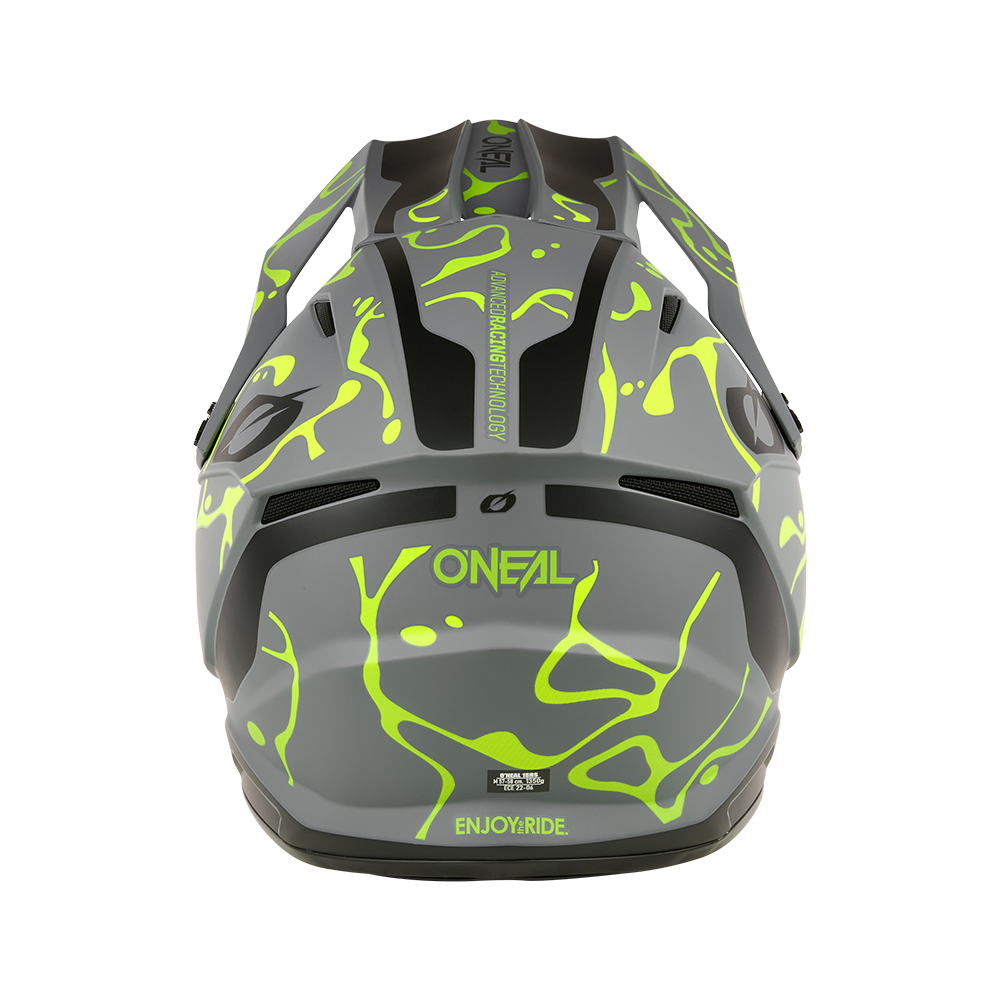O'Neal 1SRS Helmet SPLASH gray/neon yellow