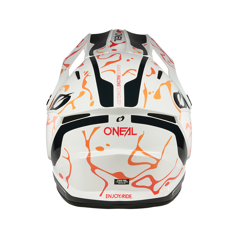 O'Neal 1SRS Helmet SPLASH white/orange