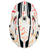 O'Neal 1SRS Helmet SPLASH white/orange