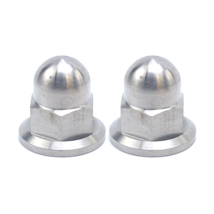 FIR TITANIUM GR5 M8X1.25mm FLANGE NUT, DOME FLANGE NUT / Pack Of 2