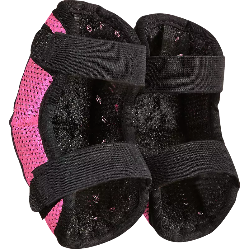 FOX PEEWEE TITAN ELBOW GRD - BLACK PINK