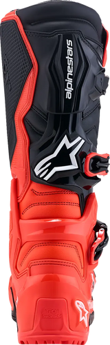 TECH 7 ENDURO BOOTS -  RED FLUO BLACK