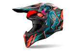 Airoh Wraaap Cyber Orange Gloss Mx Helmet