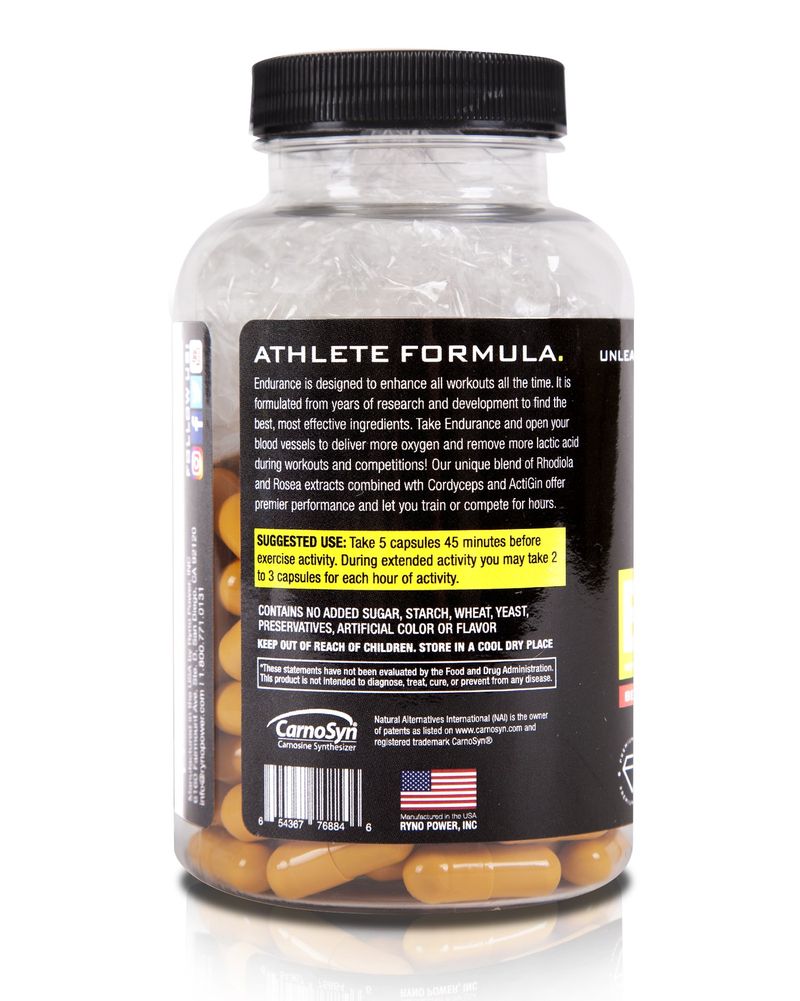 Ryno Power Endurance Capsules 125ct