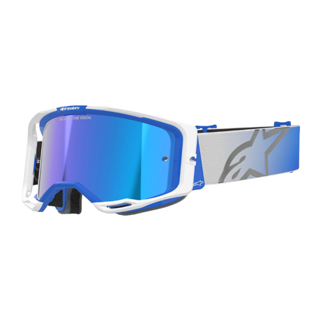GOGGLE VISION 8 CORP BL/WT MIR Alpinestars motocross kit