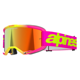 GOGGLE VISION 5 WORDMARK PNK/Y Alpinestars motocross kit
