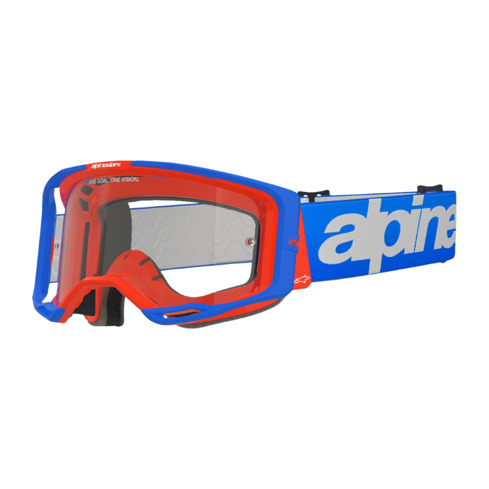 GOGGLE VISION 8 WORDMARK BL/OR Alpinestars motocross kit