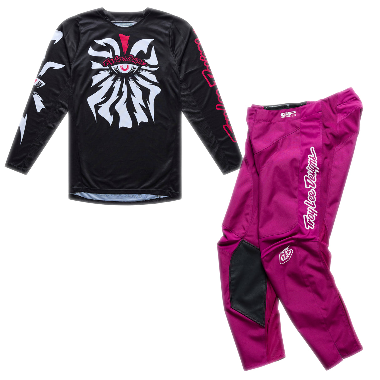 Troy Lee Designs GP Pro Kit Combo - Cyclops Black / Fucshia