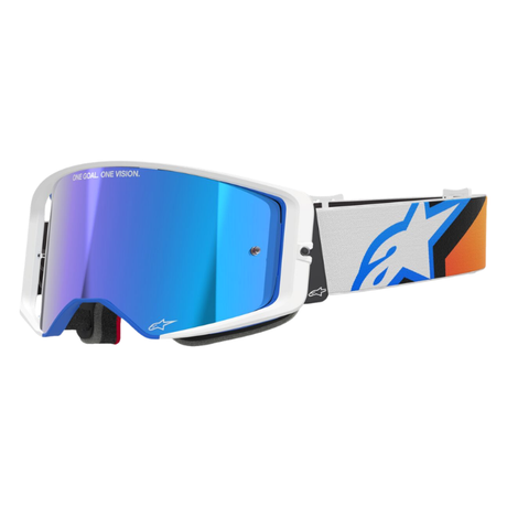 GOGGLE SUPERTECH CORP BLUE/OR Alpinestars motocross kit