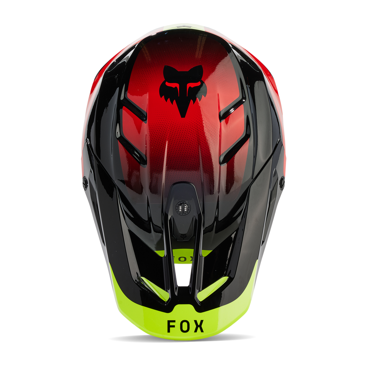 Fox V3 Revise Helmet Red/Yellow