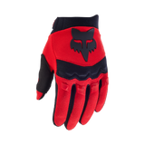 Fox Youth Dirtpaw Gloves Fluorescent Red