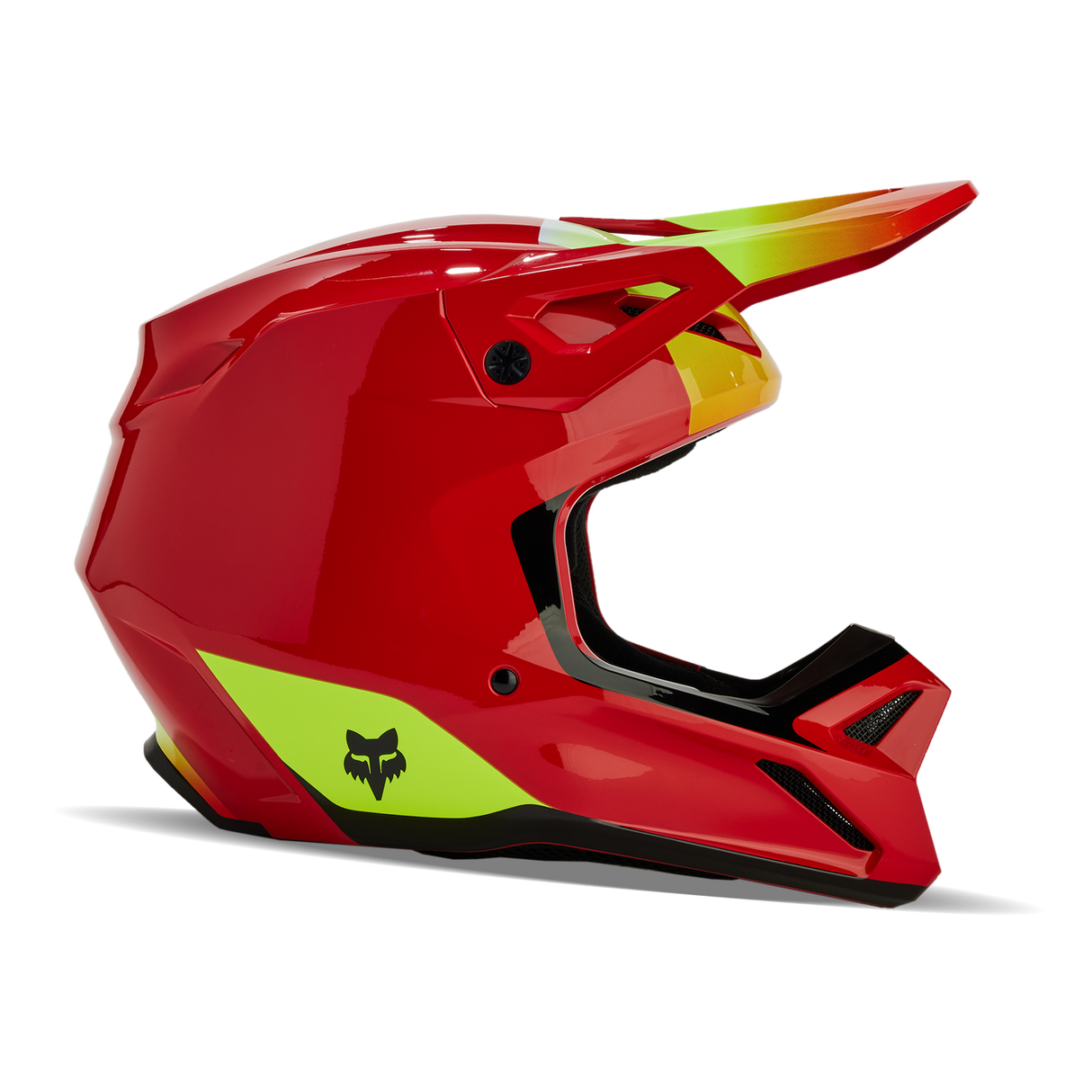 Fox V1 Ballast Helmet Fluorescent Red