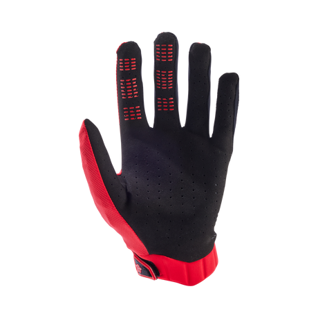 Fox Flexair Gloves Fluorescent Red
