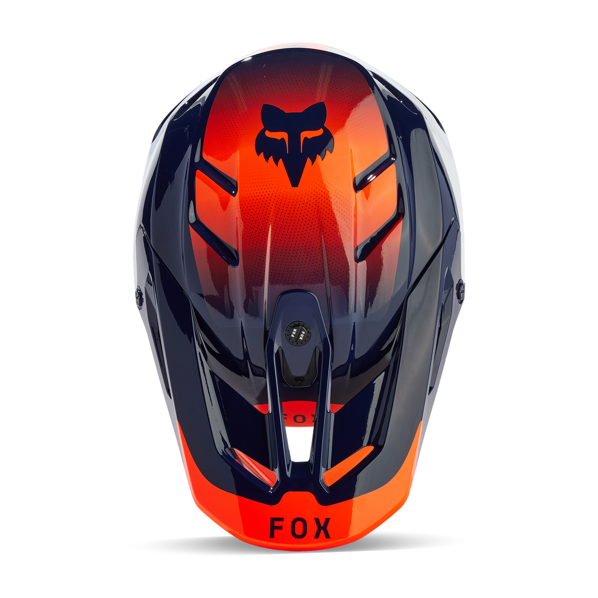 Fox V3 Revise Helmet Navy/Orange