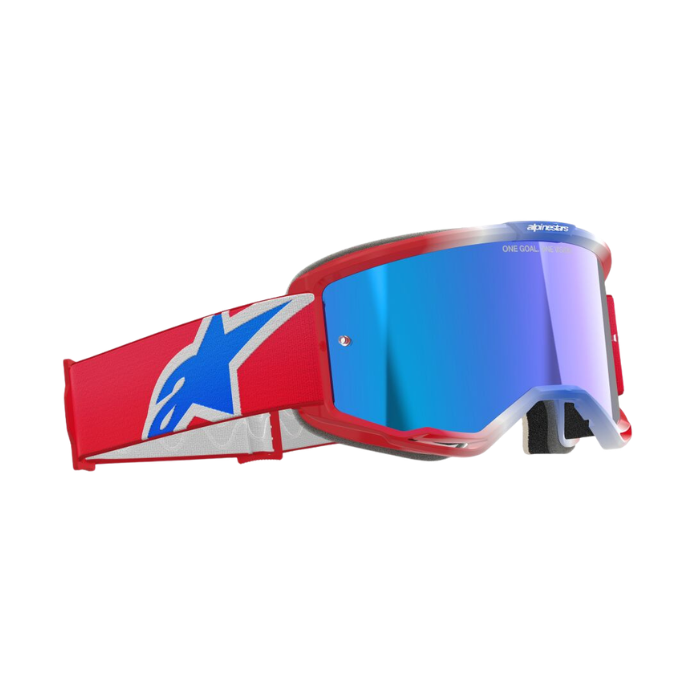 GOGGLE VISION 5 CORP RED/WT/BL