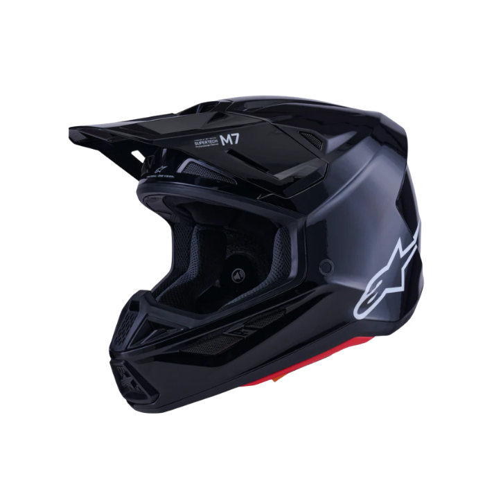 SM7 SOLID HELMET ECE06 - BLACK