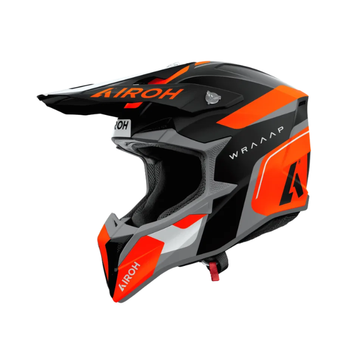Airoh Wraaap Conquer Orange Matt MX Adult Helmet