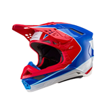 ALPINESTARS SUPERTECH S-M10 AEON BRIGHT RED BLUE GLOSSY ADULT HELMET