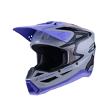 JETTSON SM3 HELMET ECE06 - GRAY PURPLE/BLACK