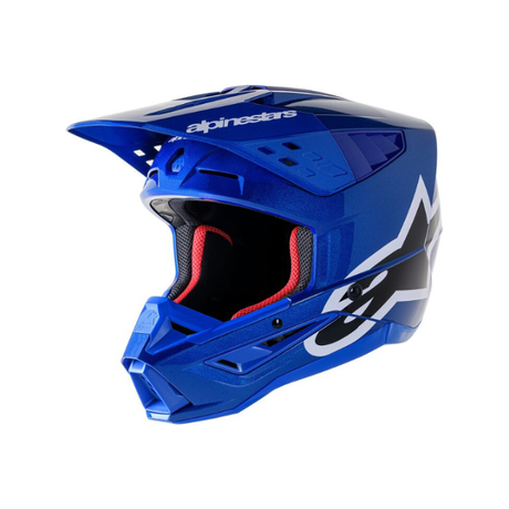 HELMET SM5 CORP BLUE Alpinestars motocross kit