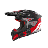 Airoh Aviator 3 Spin Red Matt MX Adult Helmet 22:06