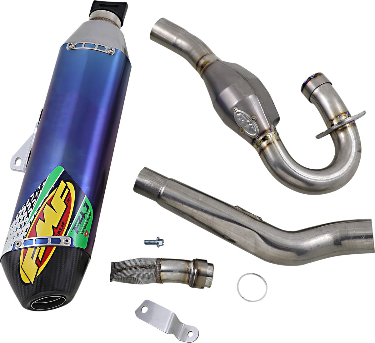 EXHAUST AN4.1RCT TITANIUM CF W