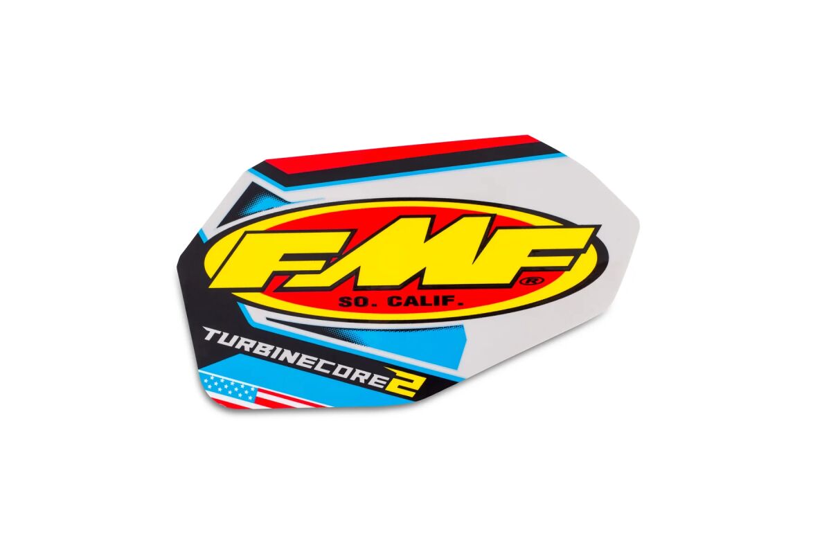 FMF T-CORE2 PAT VINYL DECAL REPL motocross exhaust performance