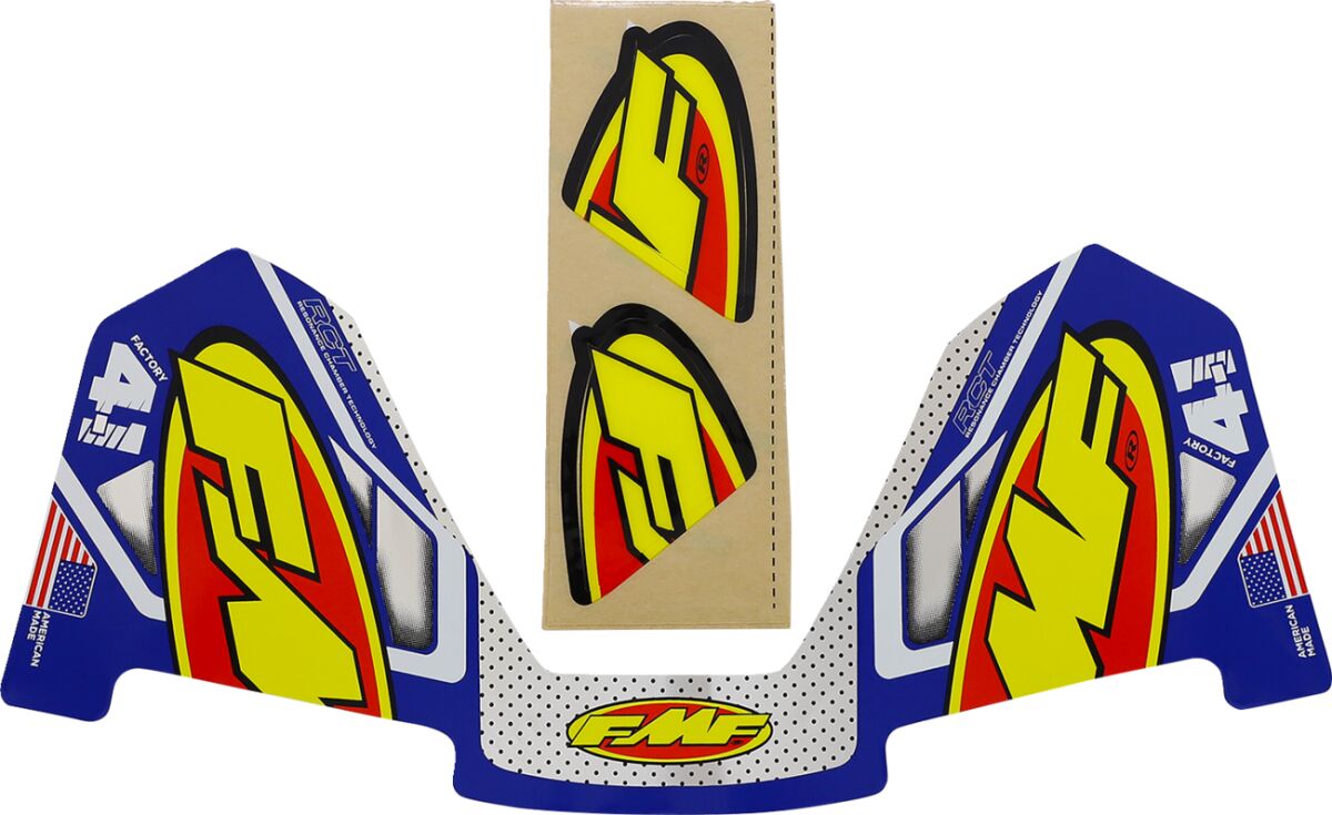 FMF FMF 4.1 '20 LOGO KIT BL motocross exhaust performance