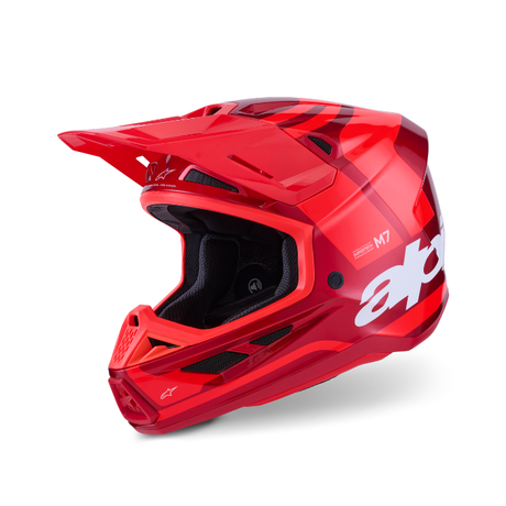 SM7 CORE HELMET ECE06 - RED Alpinestars motocross kit
