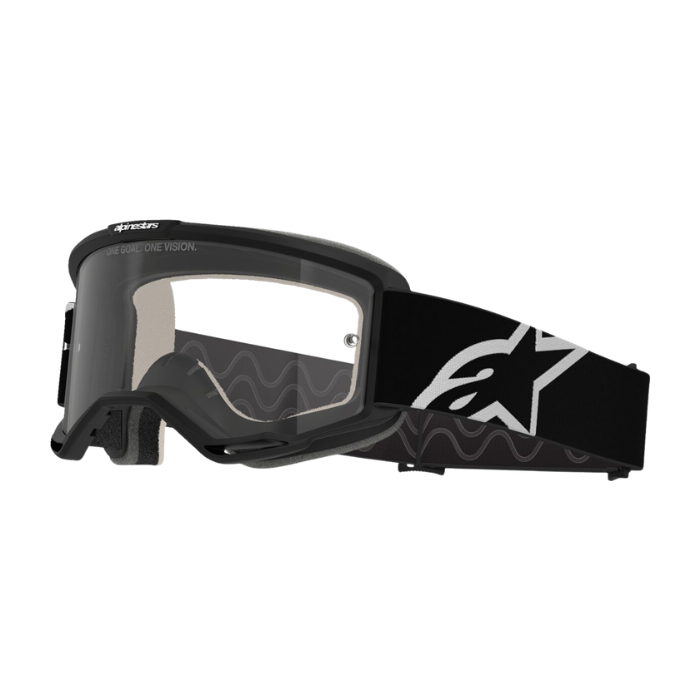 GOGGLE VISION 5 CORP BLACK CLE Alpinestars motocross kit