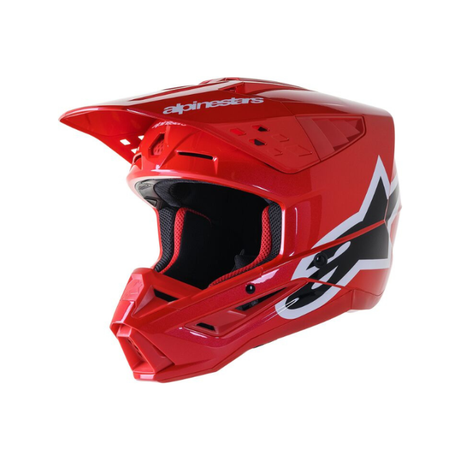 HELMET SM5 CORP BRIGHT RED Alpinestars motocross kit