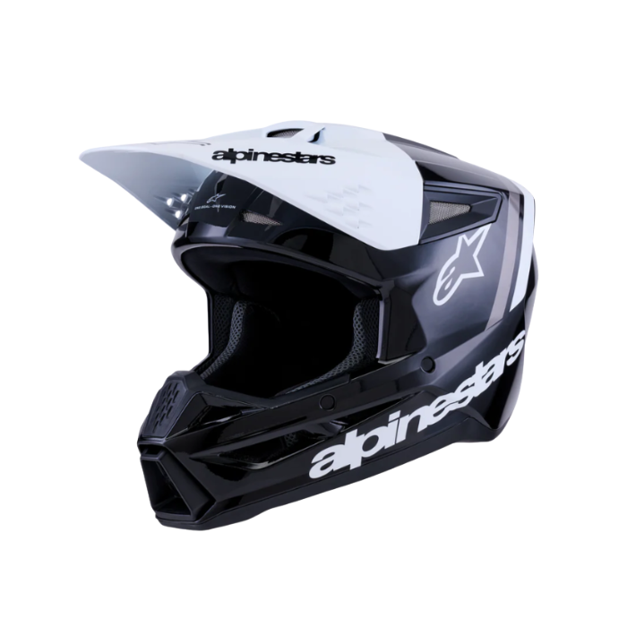 SM3 RADIUM HELMET ECE06 - BLACK/WHITE/GRAY