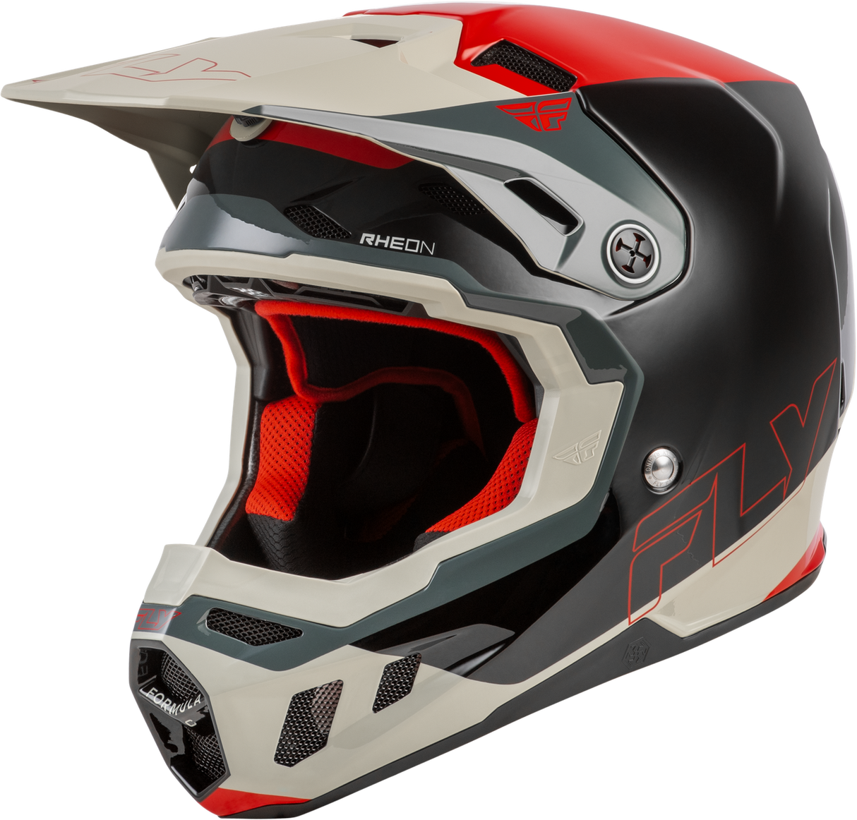 Formula CC Glide Helmet - Black/Red/Grey