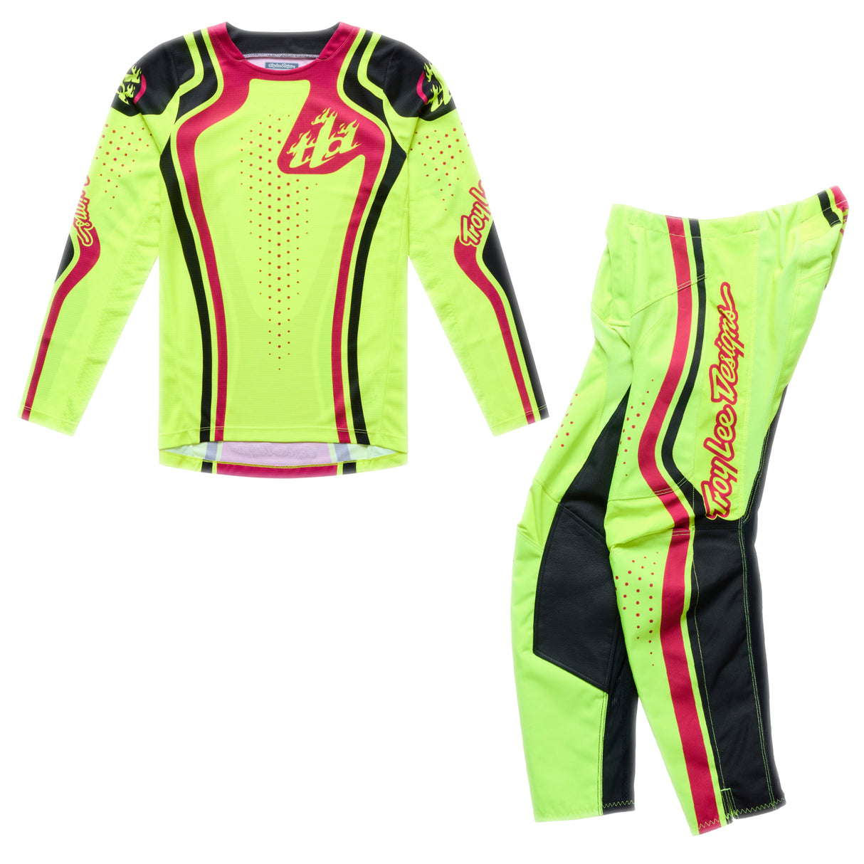 Troy Lee Designs Youth GP Pro Kit Combo - Roller Flo Yellow