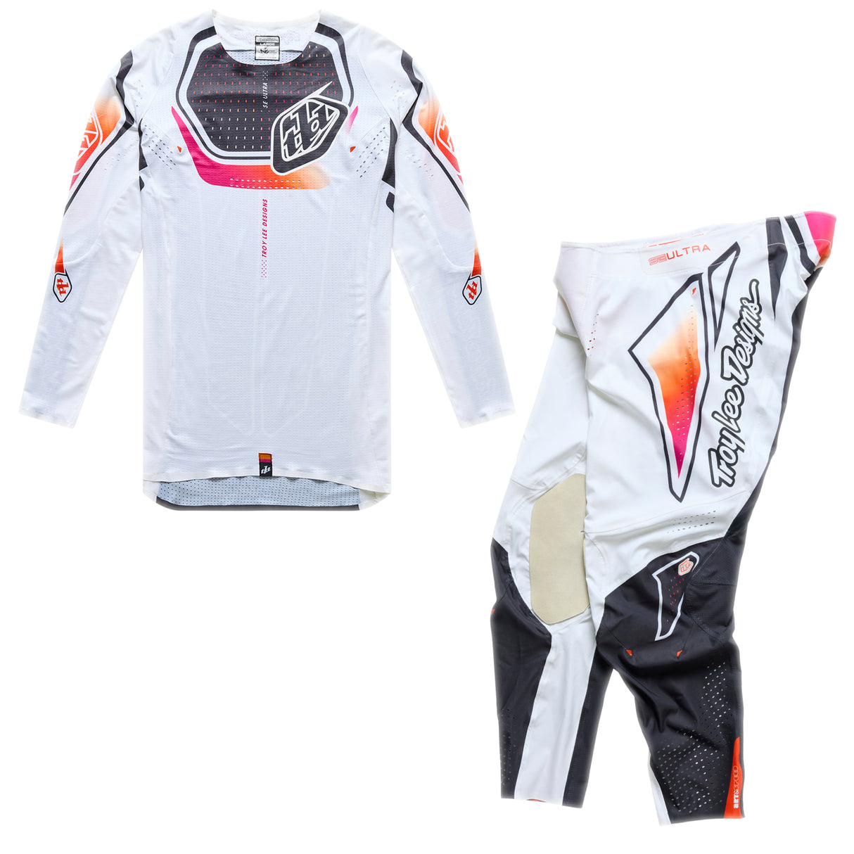Troy Lee Designs Se Ultra Kit Combo - Proton White
