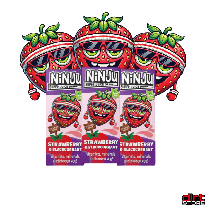 Ninju Super Juice - Strawberry & Blackcurrant (Case)