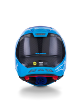 HELMET SM10 FLOOD MET BLUE/MED BLUE/BLACK CARBON