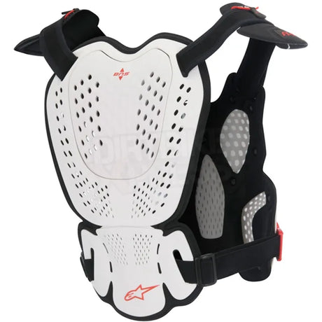 ALPINESTARS WHITE BLACK RED A-1 ROOST GUARD