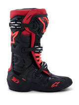 TECH 10 BOOTS - Black/Red