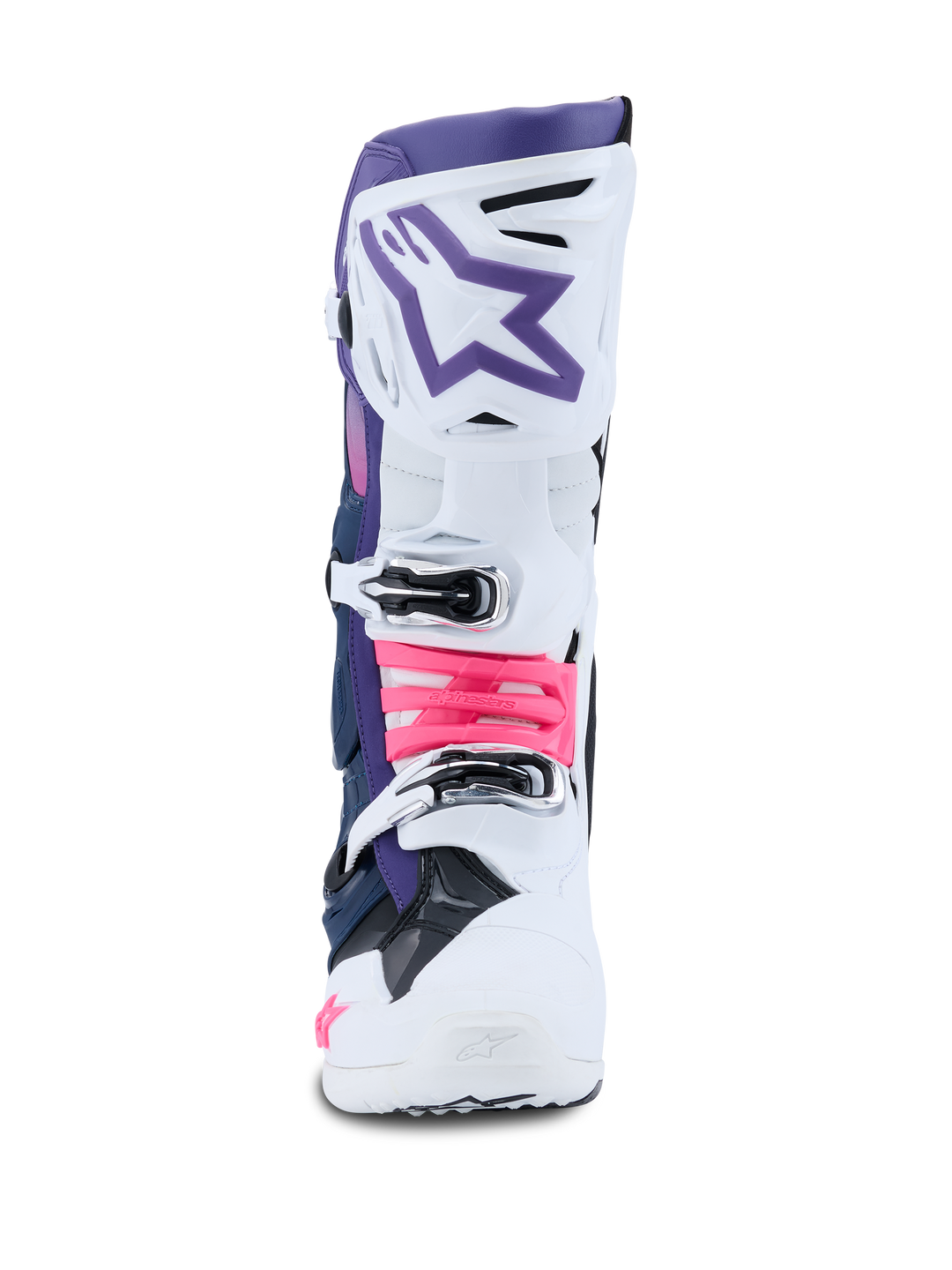 TECH 10 BOOTS - WHITE/VIOLET/NAVY BLUE/PINK FL
