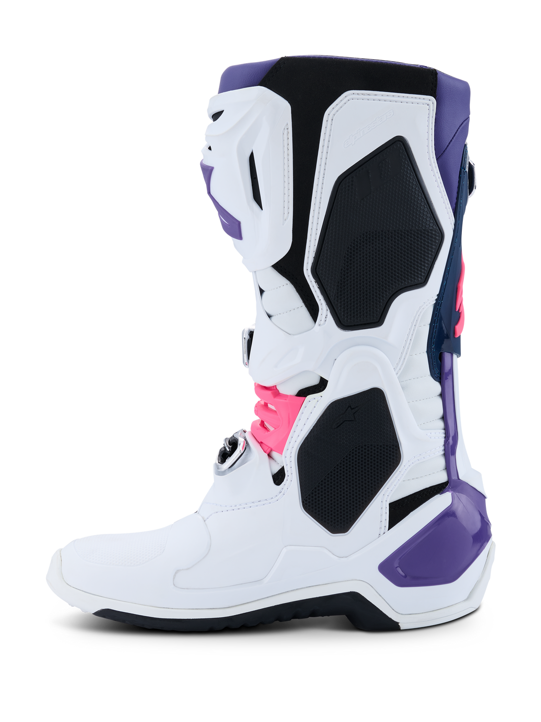 TECH 10 BOOTS - WHITE/VIOLET/NAVY BLUE/PINK FL