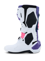 TECH 10 BOOTS - WHITE/VIOLET/NAVY BLUE/PINK FL