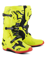 TECH 10 BOOTS - YELLOW FLUO/BLACK/RED FLUO