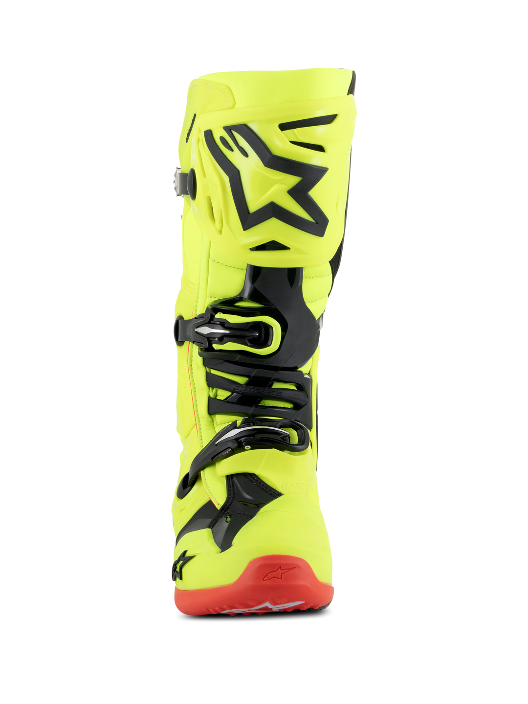 TECH 10 BOOTS - YELLOW FLUO/BLACK/RED FLUO