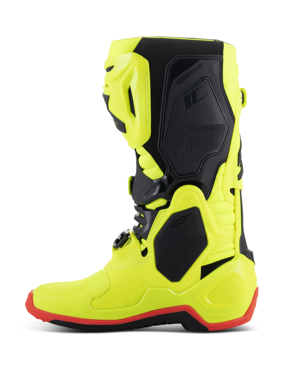 TECH 10 BOOTS - YELLOW FLUO/BLACK/RED FLUO