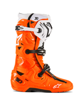 TECH 10 ENDURO BOOTS - ORANGE FLUO/BLACK/WHITE