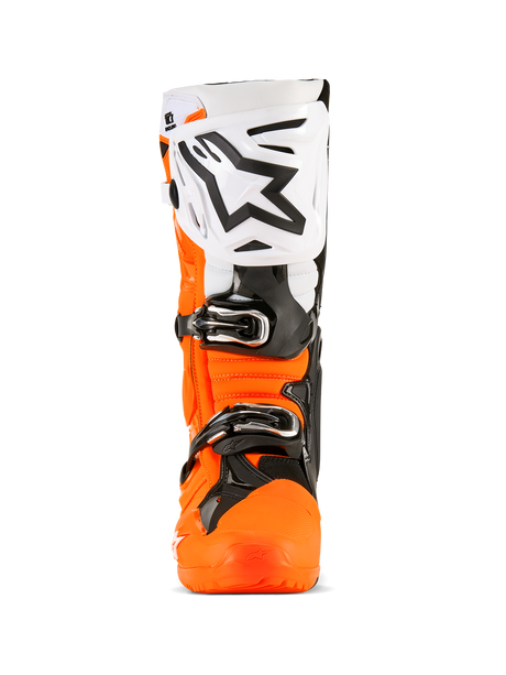 TECH 10 ENDURO BOOTS - ORANGE FLUO/BLACK/WHITE