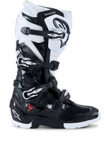 TECH 7 ENDURO BOOTS - BLACK/WHITE Alpinestars motocross kit