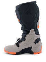 TECH 7 ENDURO BOOTS - BLACK/WARM GRAY/ORANGE FLUOD